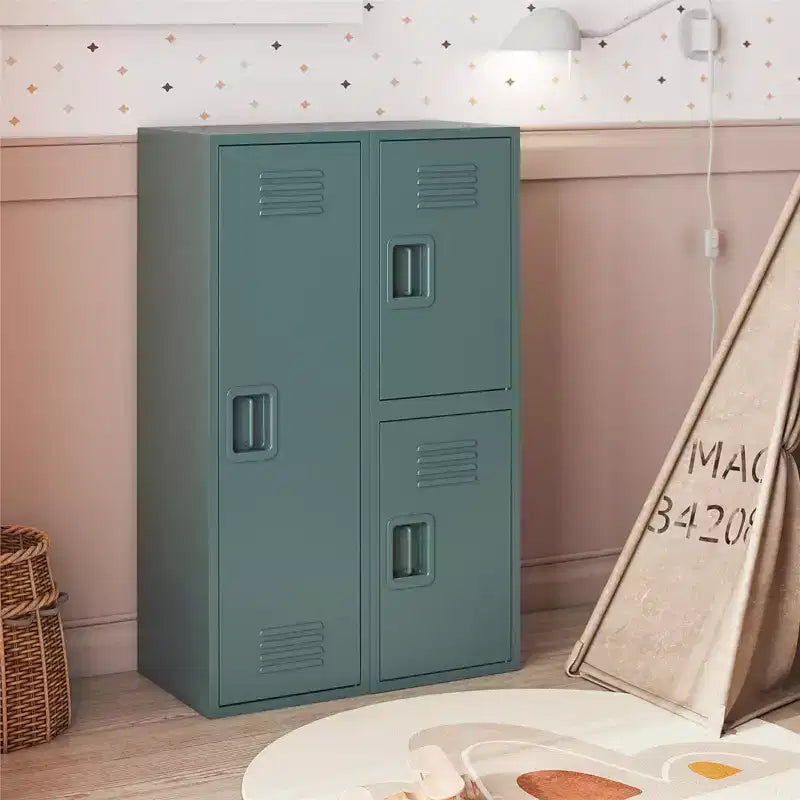 Petit casier de rangement en métal empilable Little Seeds Casey pour enfants