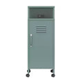 Novogratz Cache Metal Locker-Style Mobile Storage Cart