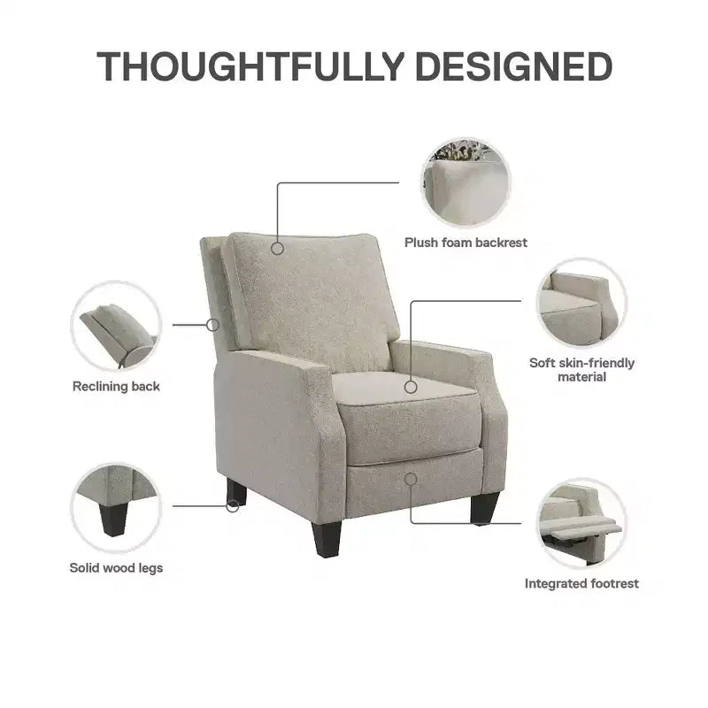 Fauteuil inclinable DHP Randen Pushback
