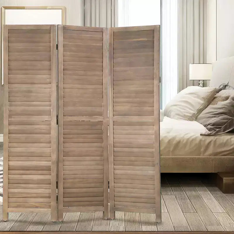 BestMassage Paravent pliable en bois à 3/4/6 panneaux, 1,75 m de hauteur, couleur blanc