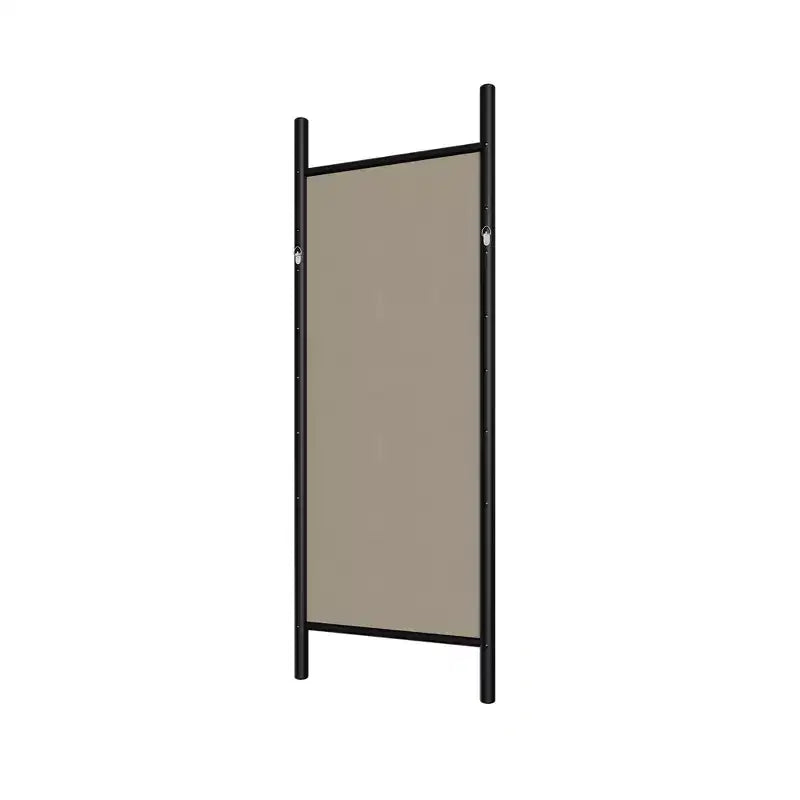 Miroir psyché rectangulaire en bois avec cadre noir, 160x60x2 cm