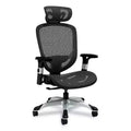 Alera Minerva Ergonomic Mesh Swivel Task Chair - Black