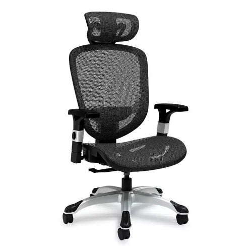 Alera Minerva Ergonomic Mesh Swivel Task Chair - Black