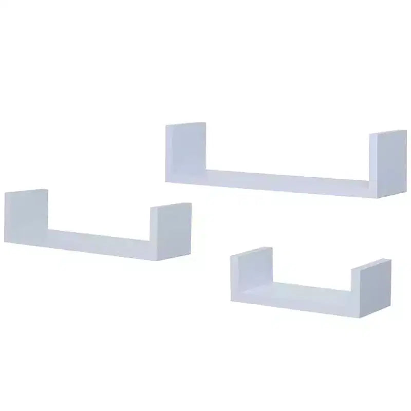 Étagères flottantes en bois blanches Lakeside Collection - Lot de 3 -