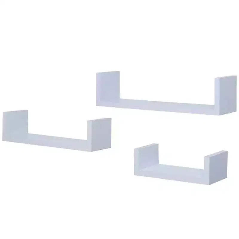 Étagères flottantes en bois blanches Lakeside Collection - Lot de 3 -
