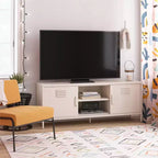 Meuble TV style casier métallique Novogratz Cache pour téléviseurs jusqu'à 65 pouces