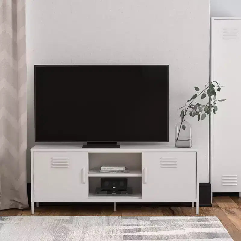 Meuble TV style casier métallique Novogratz Cache pour téléviseurs jusqu'à 65 pouces
