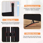 BestMassage Paravent pliable 3 panneaux de 1,8 m avec connecteur en plastique renforcé