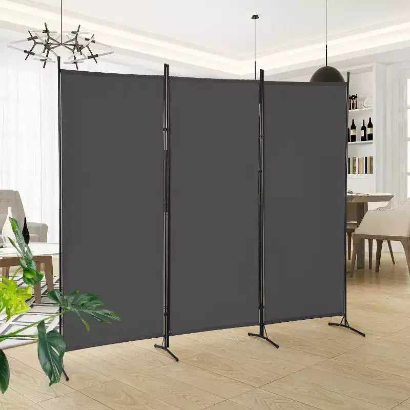 BestMassage Paravent pliable 3 panneaux de 1,8 m avec connecteur en plastique renforcé
