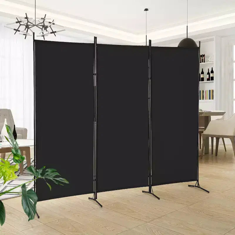 BestMassage Paravent pliable 3 panneaux de 1,8 m avec connecteur en plastique renforcé