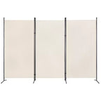 BestMassage 5.9FT Room Divider 3 Panel Folding Privacy Screen with Reinforced Plastic Connector