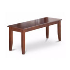 Ensemble table à manger rectangulaire HomeStock marron selle avec 6 chaises