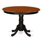 Ensemble de salle à manger rond Hartland noir et cerisier contemporain