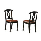 Ensemble de salle à manger rond Hartland noir et cerisier contemporain