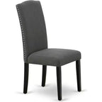 Ensemble table à manger moderne 7 pièces HomeStock Noir