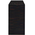 Console d'entrée en bois Whisen avec 2 tiroirs, table console rustique de style ferme avec rangement