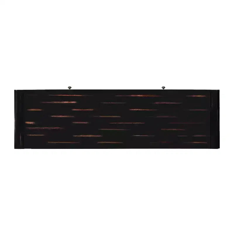 Console d'entrée en bois Whisen avec 2 tiroirs, table console rustique de style ferme avec rangement