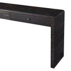 Console d'entrée en bois Whisen avec 2 tiroirs, table console rustique de style ferme avec rangement