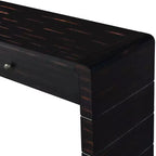 Console d'entrée en bois Whisen avec 2 tiroirs, table console rustique de style ferme avec rangement