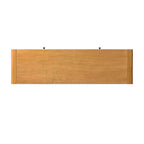 Console d'entrée en bois Whisen avec 2 tiroirs, table console rustique de style ferme avec rangement