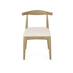 Chaises de salle à manger GDFStudio Covey en tissu d'inspiration scandinave (lot de 2)