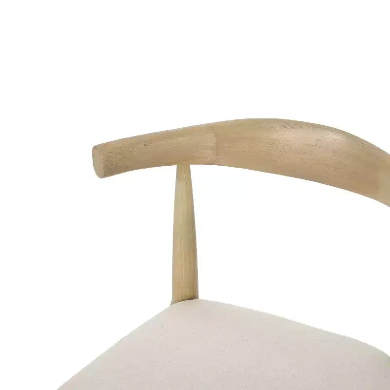 Chaises de salle à manger GDFStudio Covey en tissu d'inspiration scandinave (lot de 2)