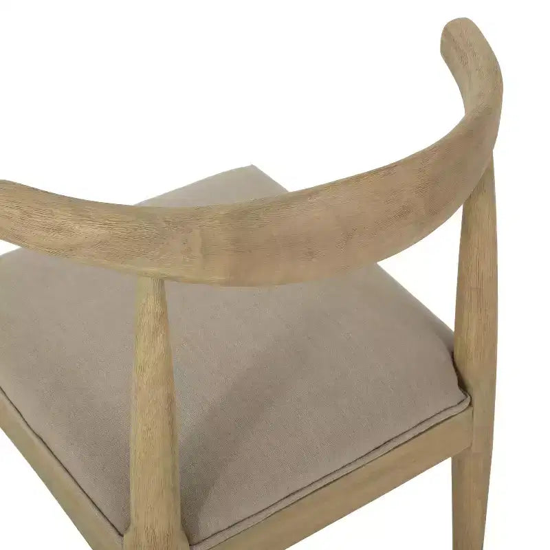 Chaises de salle à manger GDFStudio Covey en tissu d'inspiration scandinave (lot de 2)