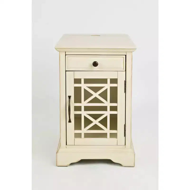 Jofran,Craftsman USB Charging Chairside End Table