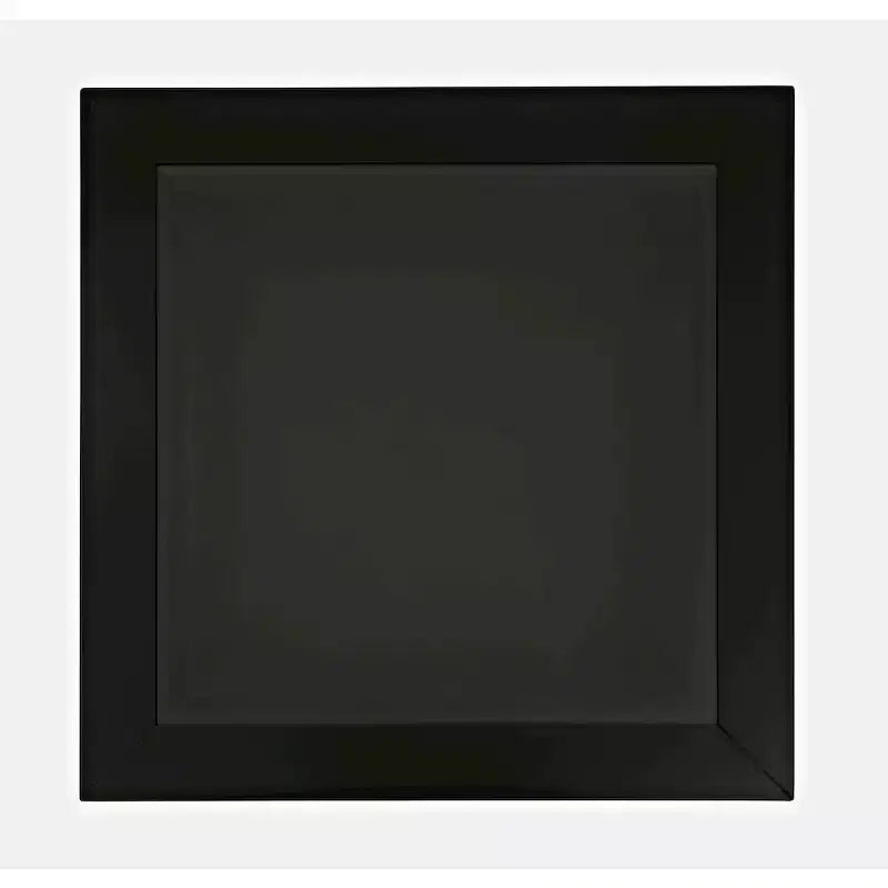 Jofran, table d'appoint contemporaine Urban Icon en verre incrusté avec rangement