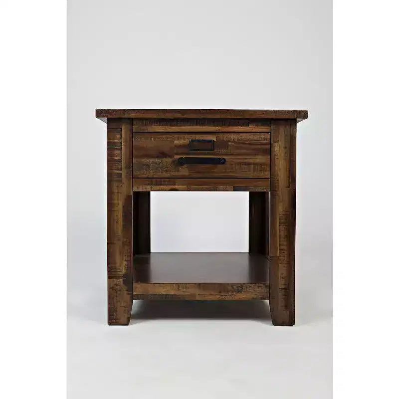 Jofran,Cannon Valley Distressed Industrial End Table