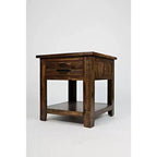 Table d'appoint industrielle vieillie Jofran, Cannon Valley
