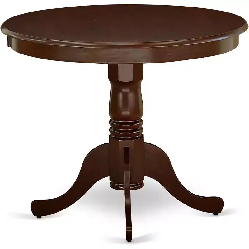 Table à manger ronde HomeStock sur pied de 36 pouces