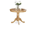 Table à manger ronde HomeStock sur pied de 36 pouces