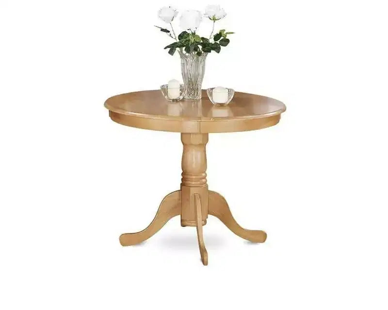 Table à manger ronde HomeStock sur pied de 36 pouces