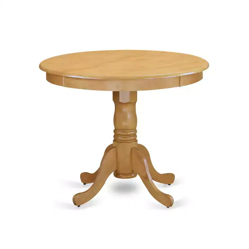 Table à manger ronde HomeStock sur pied de 36 pouces
