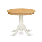 Table à manger ronde HomeStock sur pied de 36 pouces