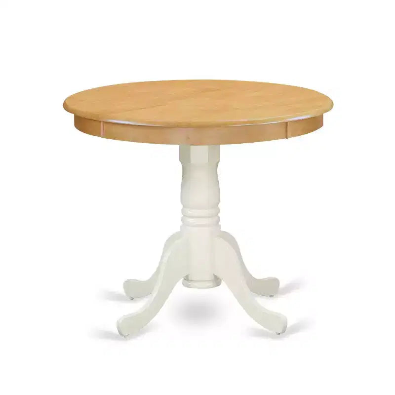 Table à manger ronde HomeStock sur pied de 36 pouces