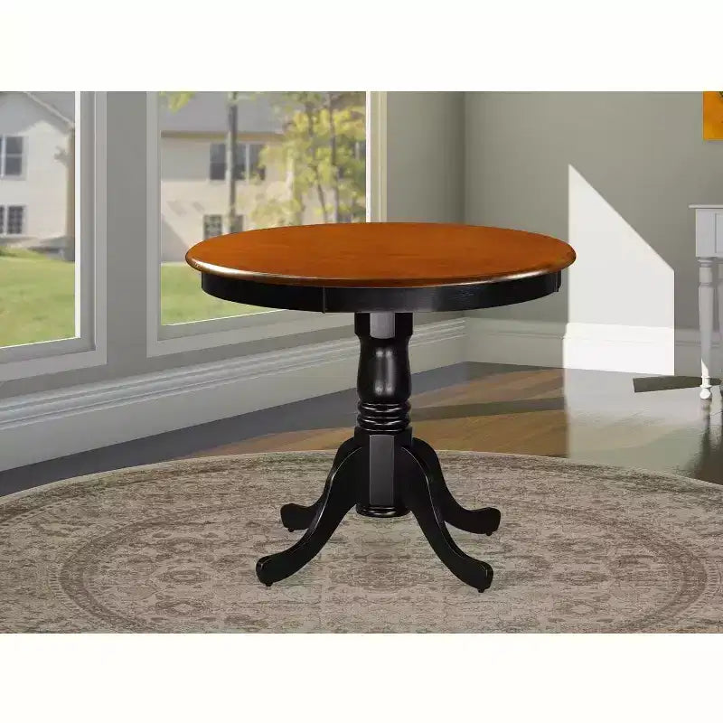 Table à manger ronde HomeStock sur pied de 36 pouces