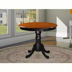 Table à manger ronde HomeStock sur pied de 36 pouces