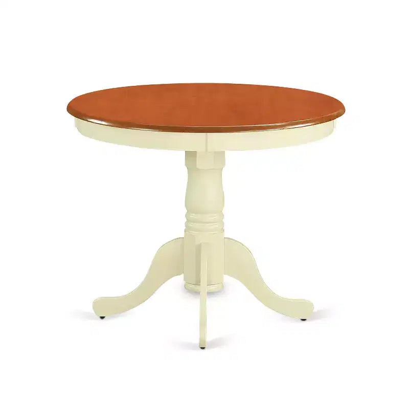 Table à manger ronde HomeStock sur pied de 36 pouces