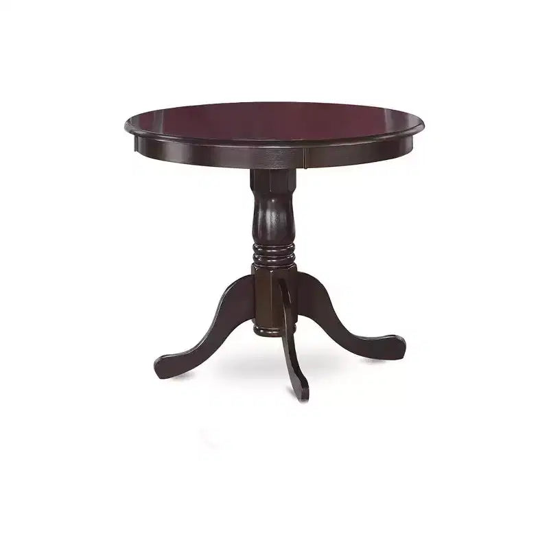 Table à manger ronde HomeStock sur pied de 36 pouces