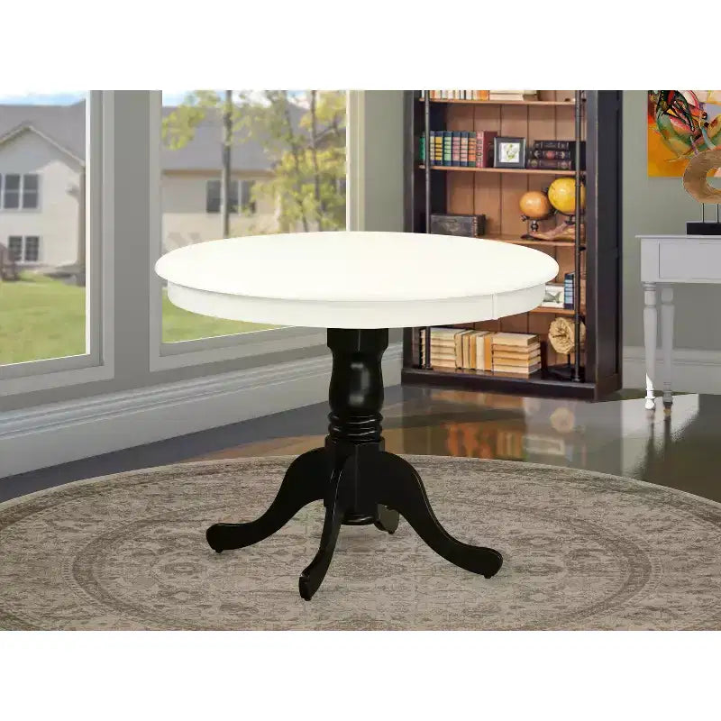 Table à manger ronde HomeStock sur pied de 36 pouces