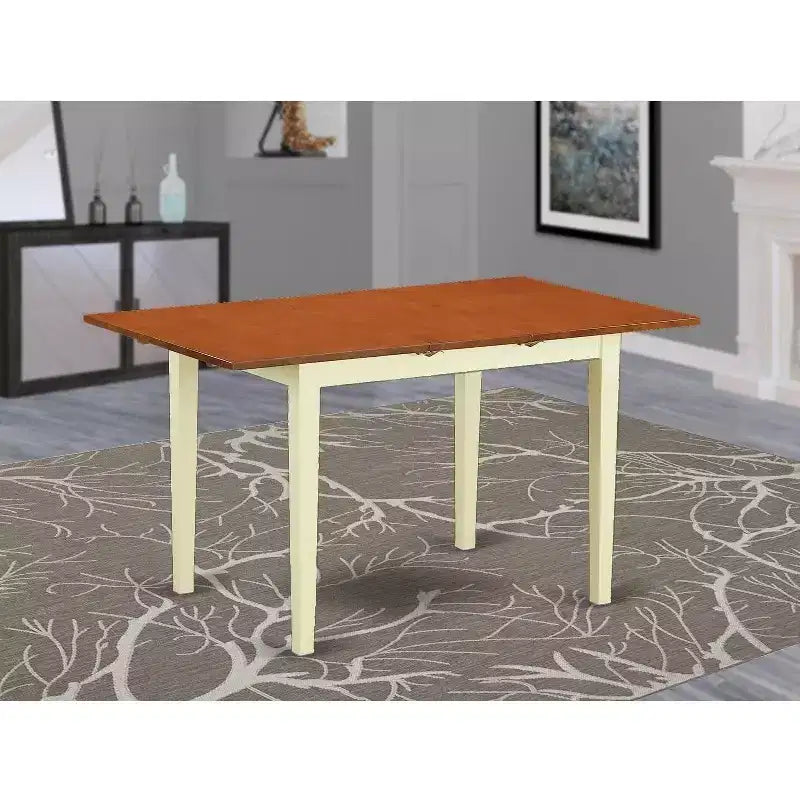 Table rectangulaire HomeStock avec 12 rallonges papillon