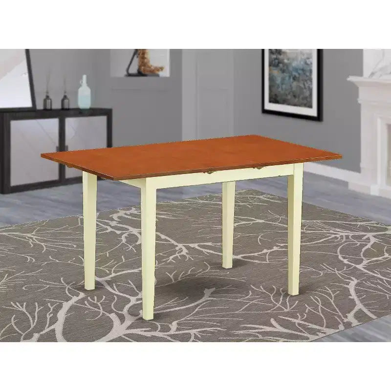 Table rectangulaire HomeStock avec 12 rallonges papillon