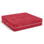 Causeuse et poufs modulaires pour enfants Jaxx Zipline / Chaise longue dépliante