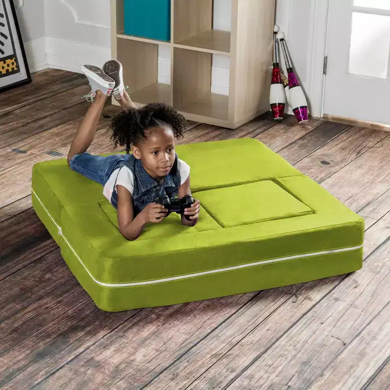 Causeuse et poufs modulaires pour enfants Jaxx Zipline / Chaise longue dépliante