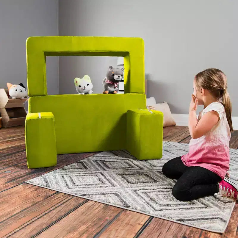 Causeuse et poufs modulaires pour enfants Jaxx Zipline / Chaise longue dépliante