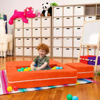 Causeuse et poufs modulaires pour enfants Jaxx Zipline / Chaise longue dépliante
