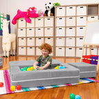 Causeuse et poufs modulaires pour enfants Jaxx Zipline / Chaise longue dépliante