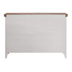 Meuble d'appoint AndMakers beige de 95,66 cm de haut avec 7 tiroirs